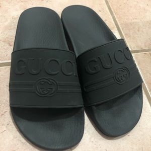 Gucci slides size 7! Only worn for 5 days on trip!